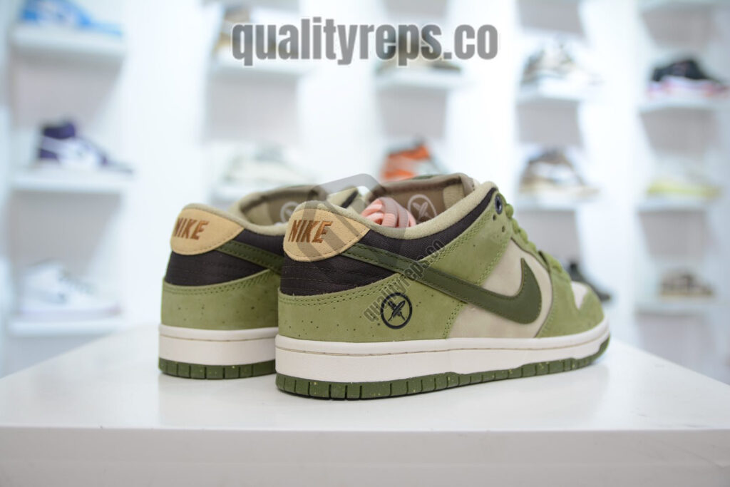 Yuto Horigome x Nike SB Dunk Low 'Asparagus' Quality Reps 7